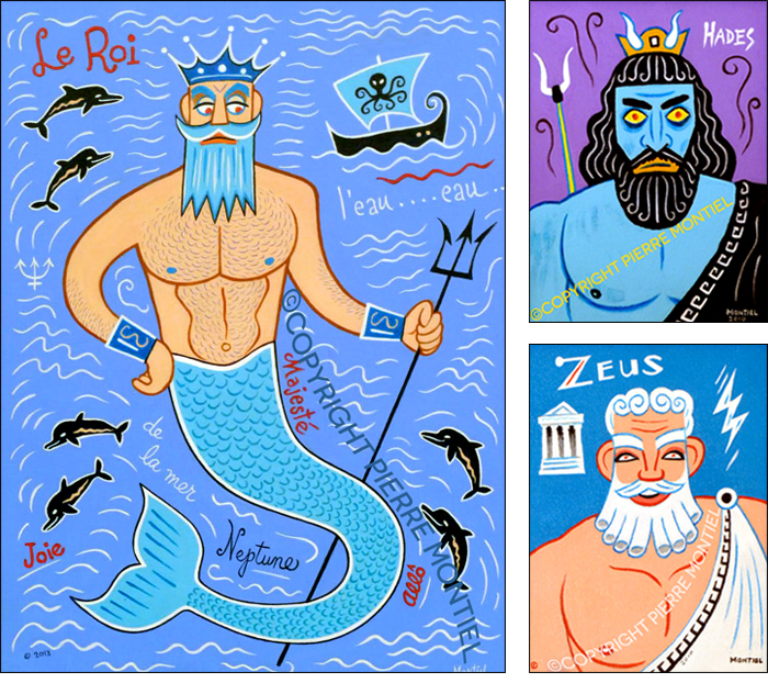 Neptune, Hades, Zeus